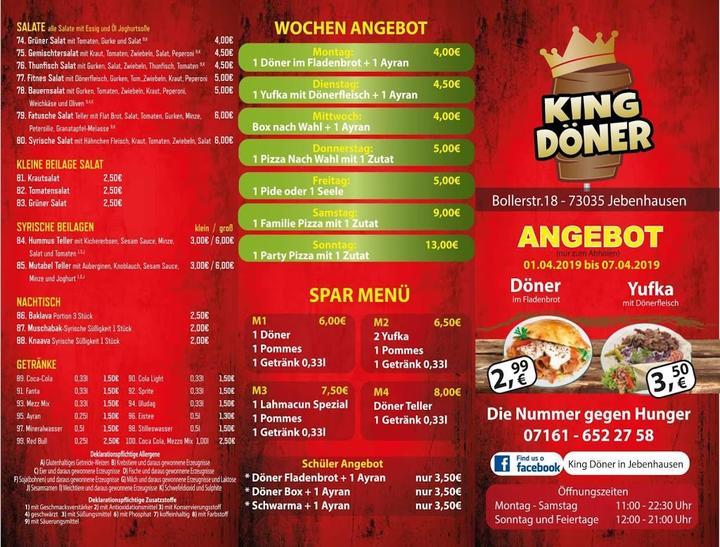 King Döner in Jebenhausen